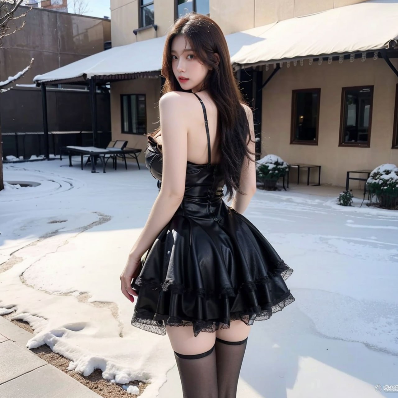 图片[12]-Ai 巨乳蕾丝皮裙 1-原神图库