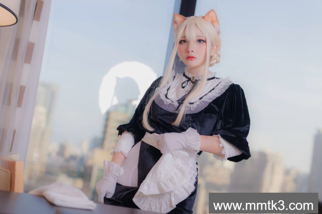 图片[16]-小丁 情趣白丝女仆-原神图库