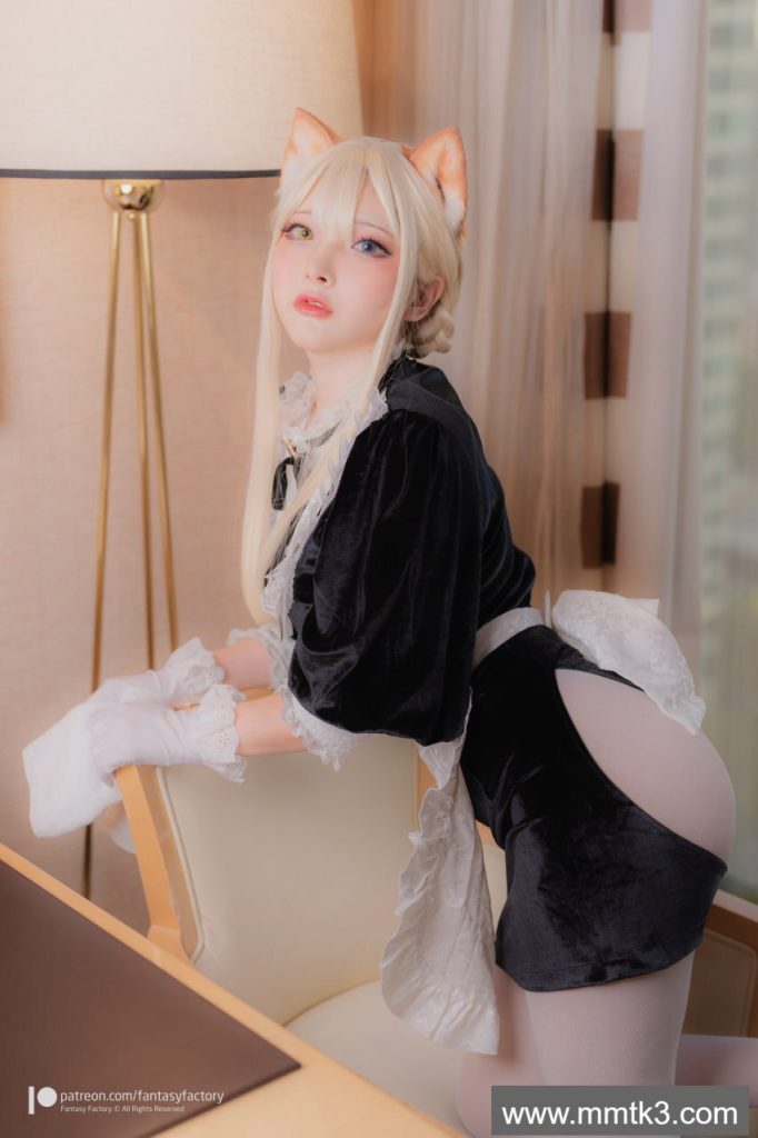 图片[17]-小丁 情趣白丝女仆-原神图库