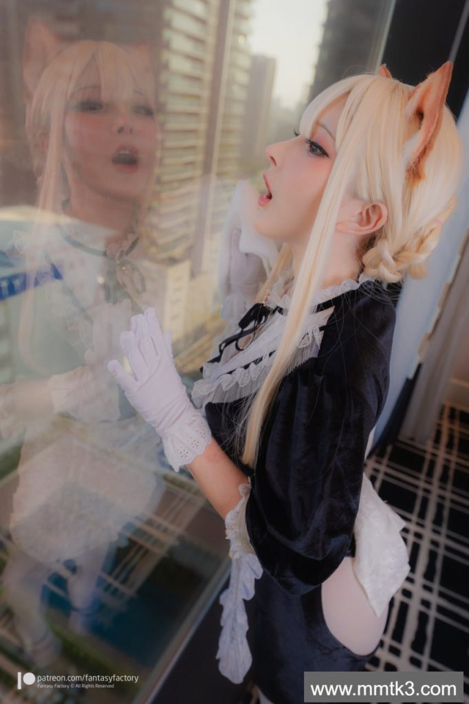 图片[20]-小丁 情趣白丝女仆-原神图库