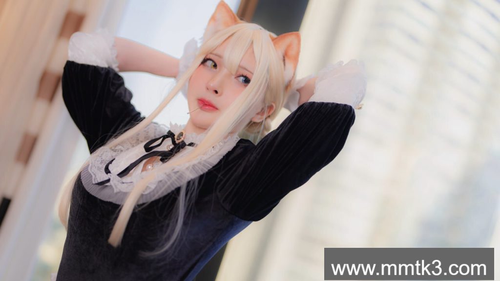 图片[25]-小丁 情趣白丝女仆-原神图库