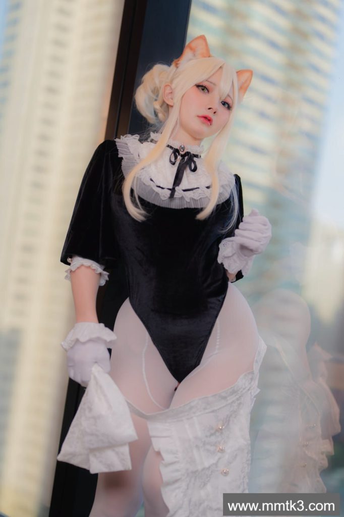 图片[26]-小丁 情趣白丝女仆-原神图库