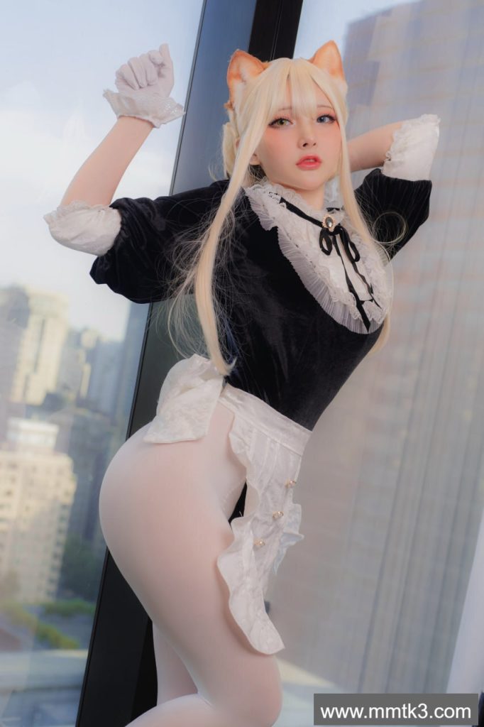 图片[7]-小丁 情趣白丝女仆-原神图库