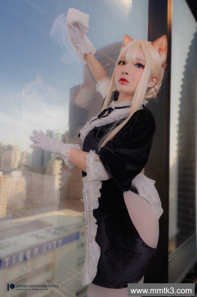 图片[8]-小丁 情趣白丝女仆-原神图库