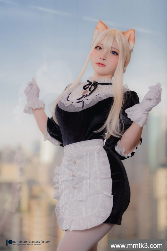 图片[13]-小丁 情趣白丝女仆-原神图库